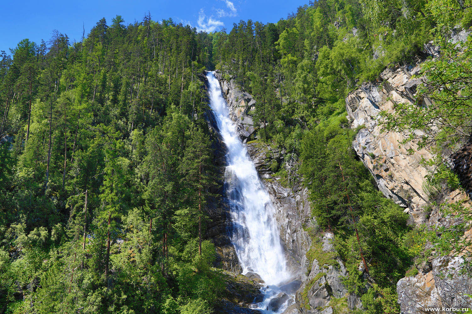313  водопад на Алтын-Туу